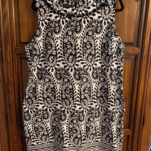 Talbots black/white shift dress size16 - Picture 4 of 4